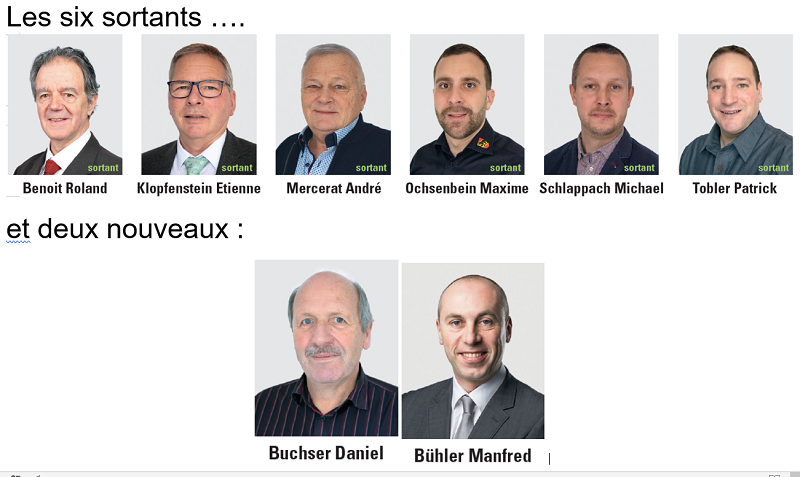 Bravo à nos 8 élus au Conseil du Jura bernois