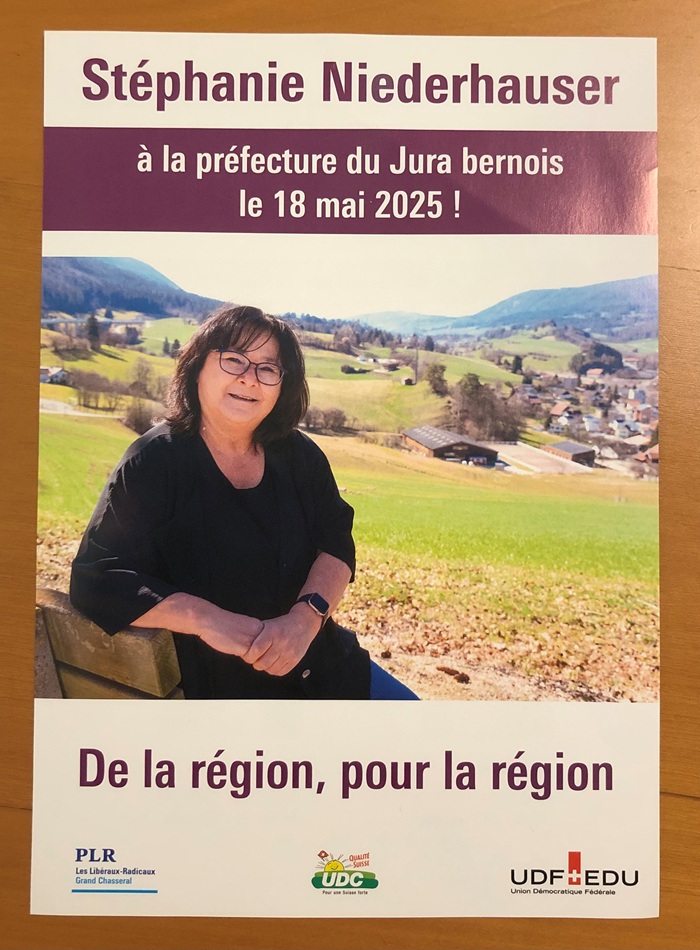 Votez pour Stéphanie Niederhauser à la Préfecture !